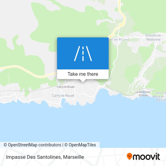 Impasse Des Santolines map
