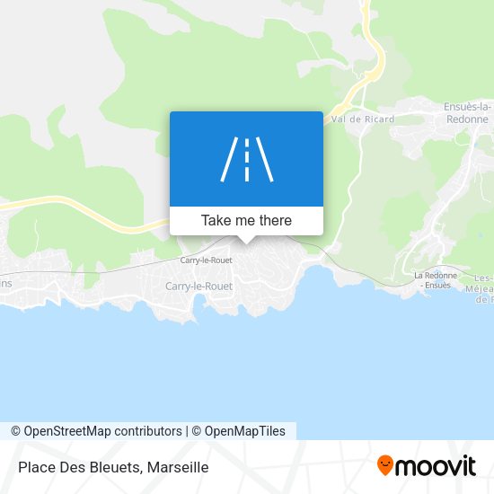 Place Des Bleuets map