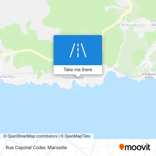 Rue Caporal Coder map