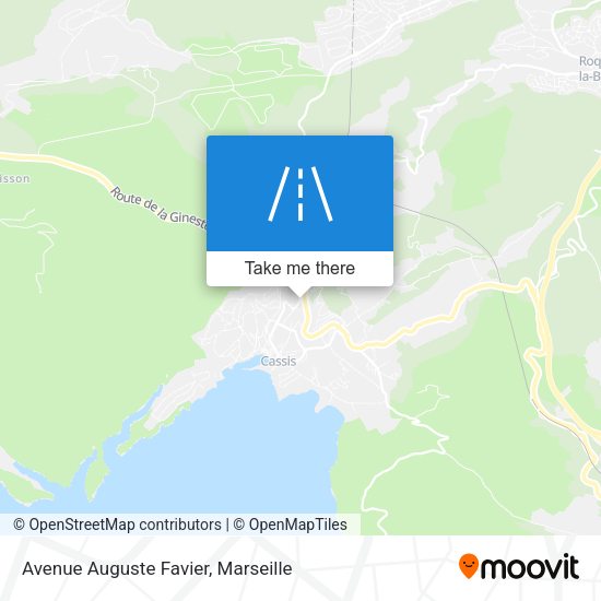 Avenue Auguste Favier map