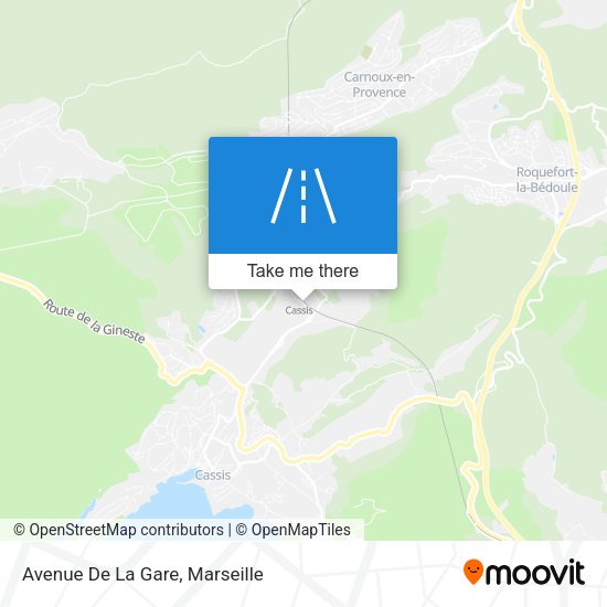 Avenue De La Gare map