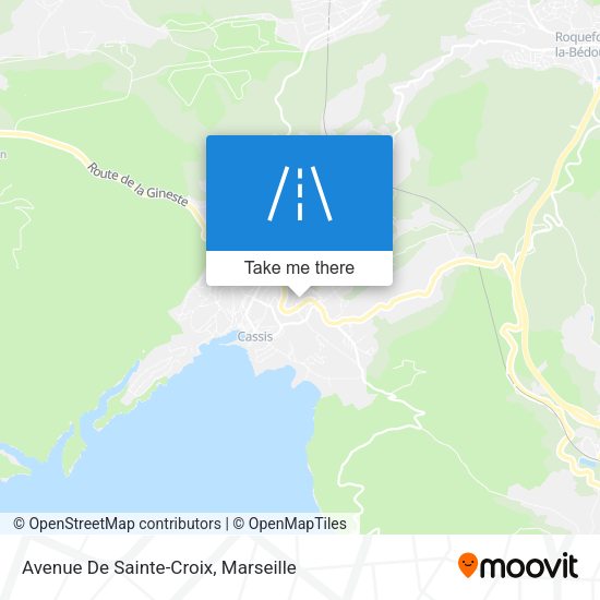 Avenue De Sainte-Croix map