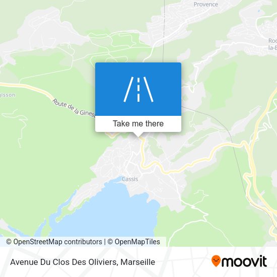 Avenue Du Clos Des Oliviers map