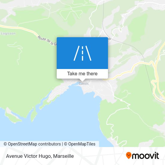 Avenue Victor Hugo map