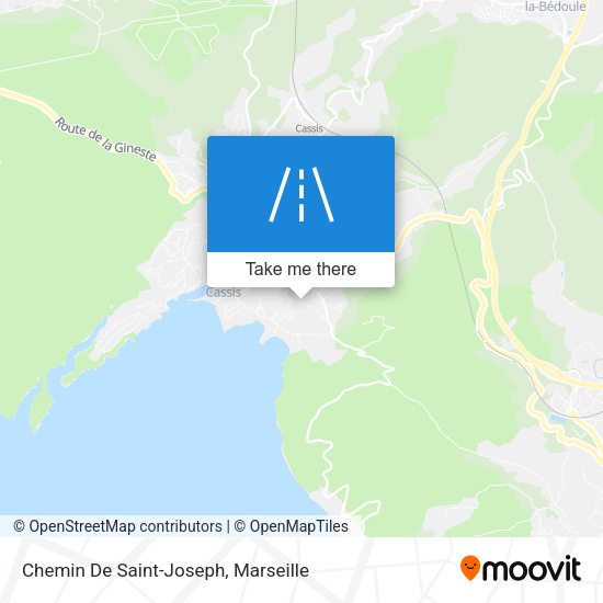 Chemin De Saint-Joseph map