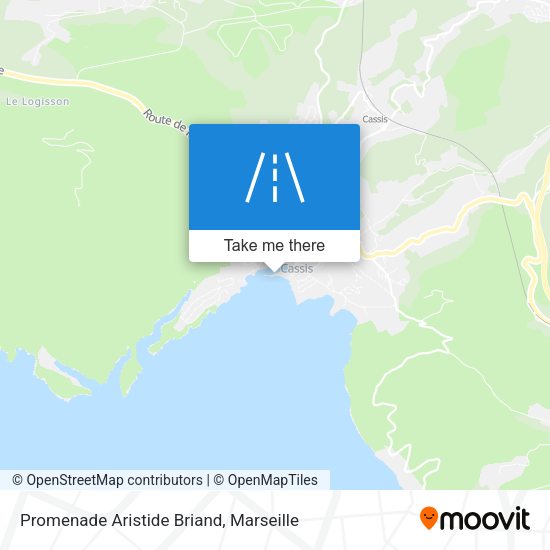 Promenade Aristide Briand map