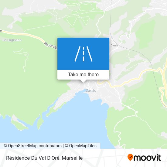 Résidence Du Val D'Oré map