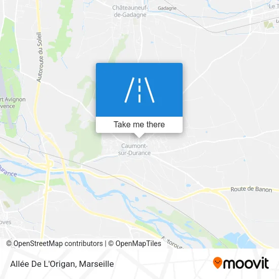 Allée De L'Origan map
