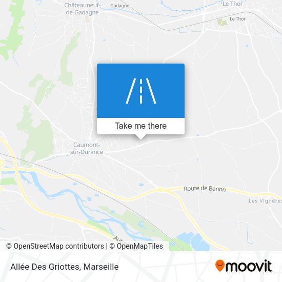 Allée Des Griottes map