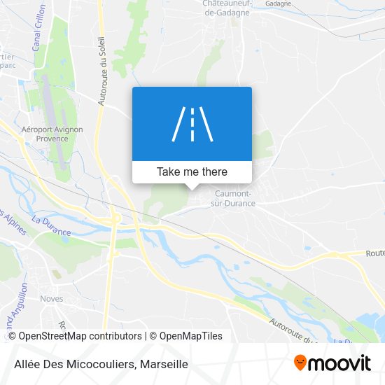 Allée Des Micocouliers map