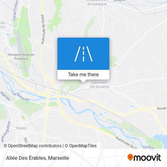 Allée Des Érables map
