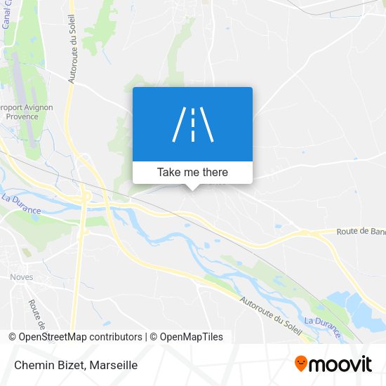 Chemin Bizet map