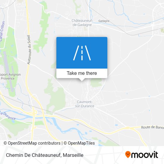 Chemin De Châteauneuf map