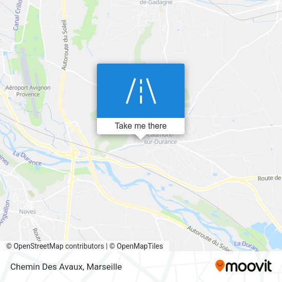 Chemin Des Avaux map