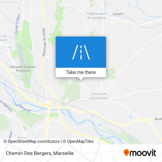Chemin Des Bergers map