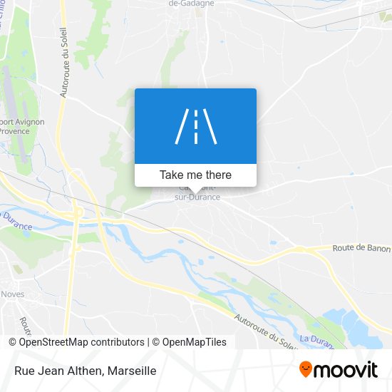 Rue Jean Althen map