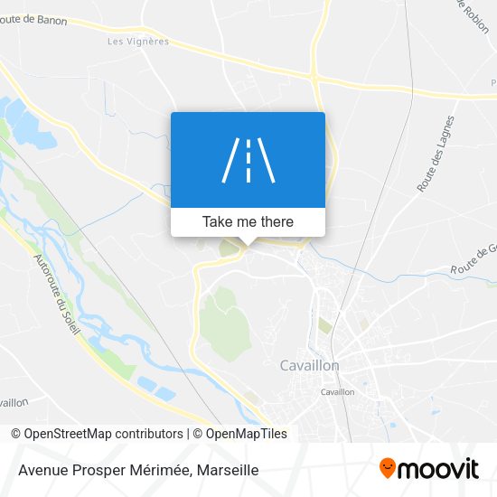 Avenue Prosper Mérimée map