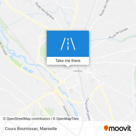 Cours Bournissac map