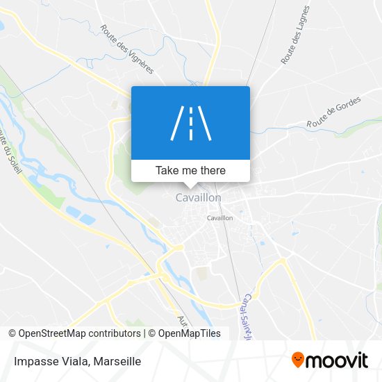 Impasse Viala map