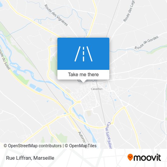 Rue Liffran map