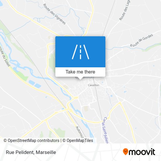Rue Pelident map