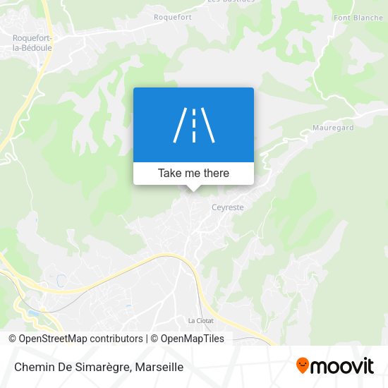 Chemin De Simarègre map