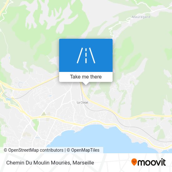 Chemin Du Moulin Mouriès map