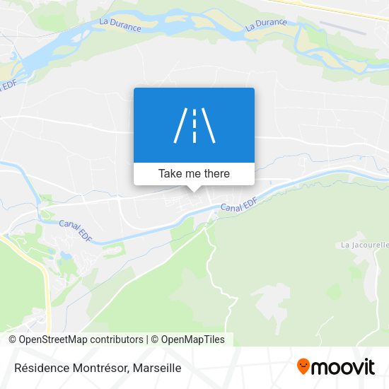 Résidence Montrésor map
