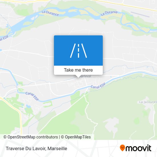 Traverse Du Lavoir map