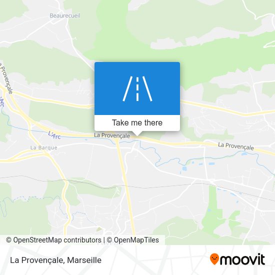 La Provençale map