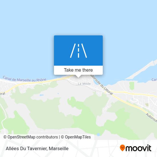 Allées Du Tavernier map