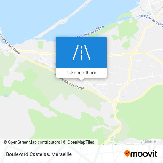 Boulevard Castelas map