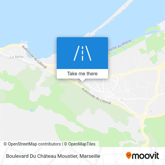 Boulevard Du Château Moustier map