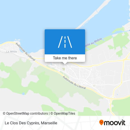 Le Clos Des Cyprès map