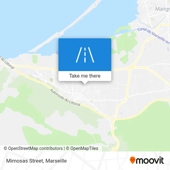 Rue Des Mimosas map