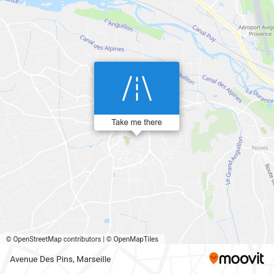 Avenue Des Pins map