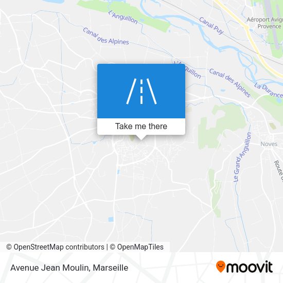 Avenue Jean Moulin map
