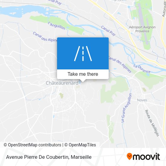 Avenue Pierre De Coubertin map