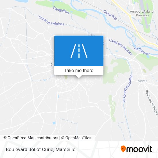 Boulevard Joliot Curie map
