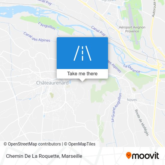 Chemin De La Roquette map