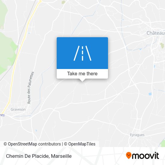 Chemin De Placide map
