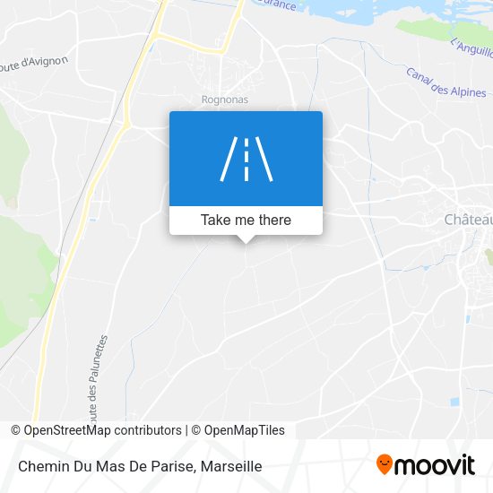 Chemin Du Mas De Parise map