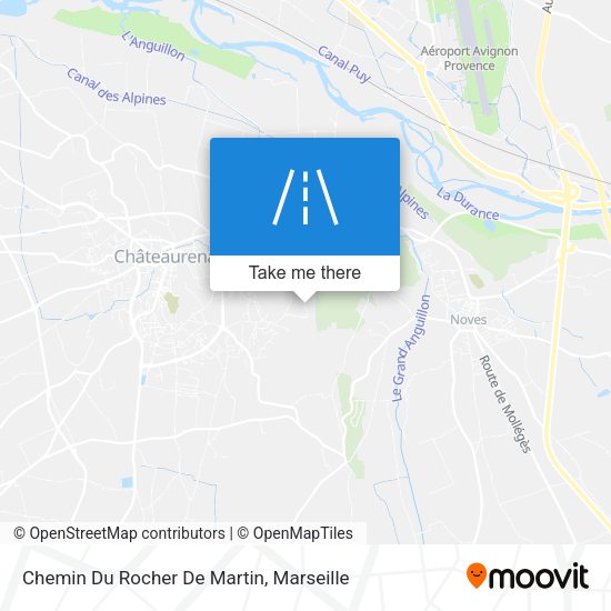 Chemin Du Rocher De Martin map