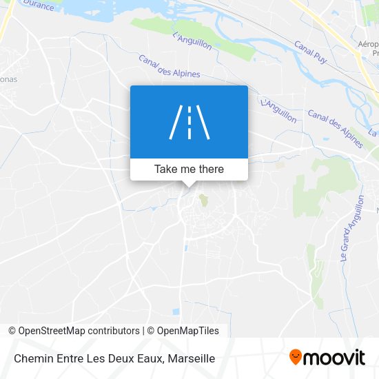 Chemin Entre Les Deux Eaux map