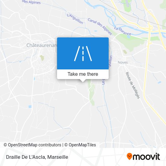 Draille De L'Ascla map