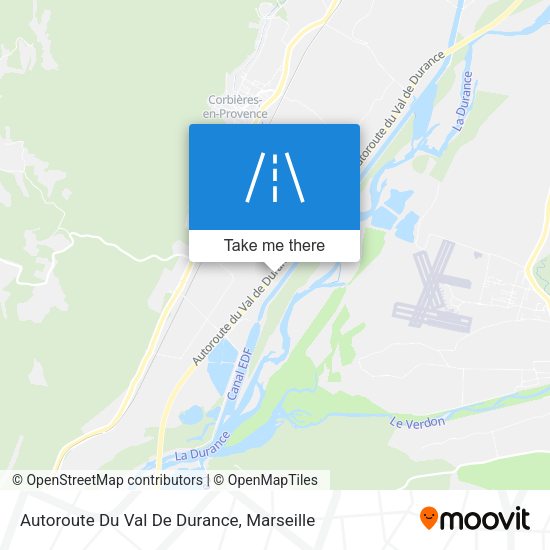 Autoroute Du Val De Durance map