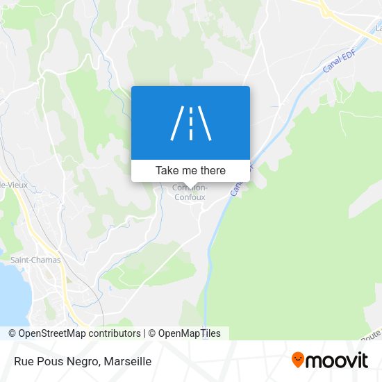Rue Pous Negro map