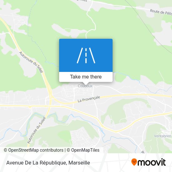 Avenue De La République map