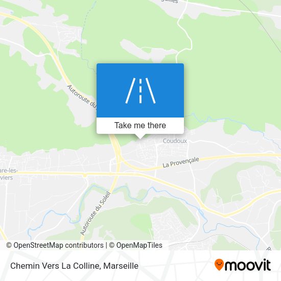 Chemin Vers La Colline map
