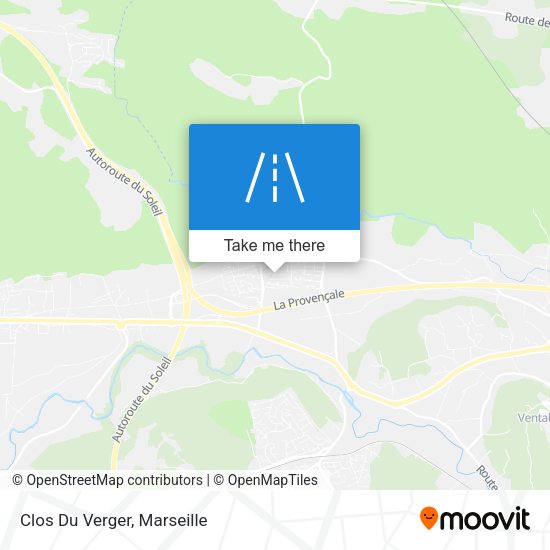Clos Du Verger map